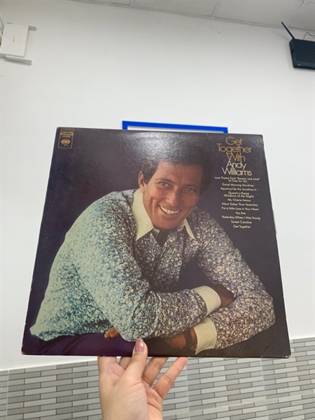Đĩa than Get Together With Andy Williams - Andy Williams - Màu đen - Ngoại hình: 98% - Box
