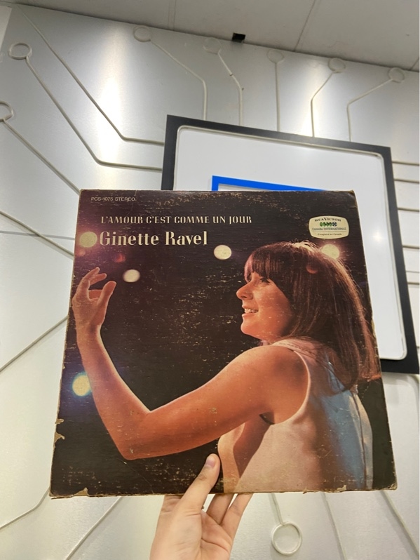 Đĩa than - Ginette Ravel - Ngoại hình: 97% - Kèm Box