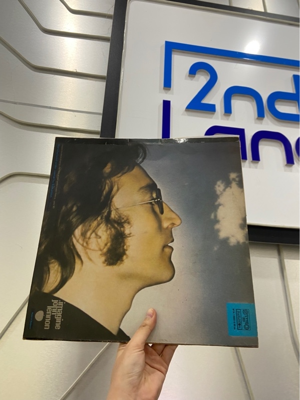 Đĩa Than imagine John lenon - Màu đen - Ngoại hình: 97% - Box