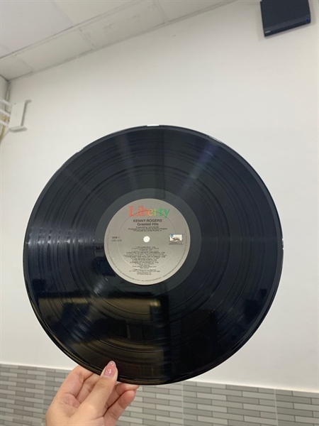 Đĩa than Kenny Rogers Greatest Hits - Kenny Rogers - Màu đen - Ngoại hình: 98% - Box
