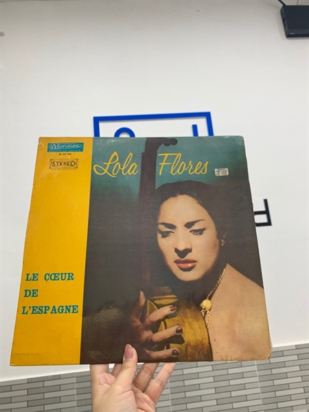 Đĩa than Le Cœur De L'Espagne - Lola Flores - Màu đen - Ngoại hình: 98% - Box