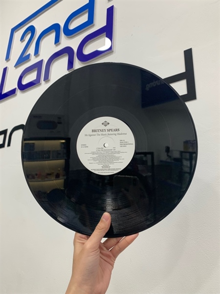 Đĩa than Me Against The Music - Britney Spears ft Madonna - Màu đen - Ngoại hình: 98% - Box 1