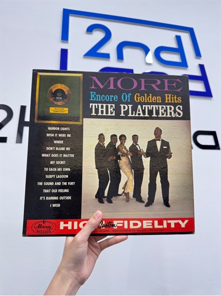 Đĩa than More Encore Of Golden Hits - The Platters - Màu đen - Ngoại hình: 98% - Box
