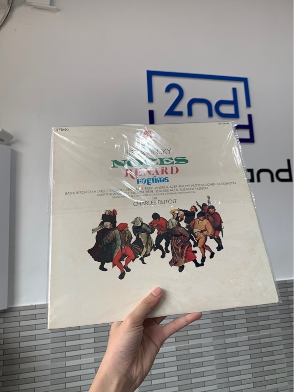 Đĩa than Noces, Renard, Ragtime - Charles Dutoit - Box