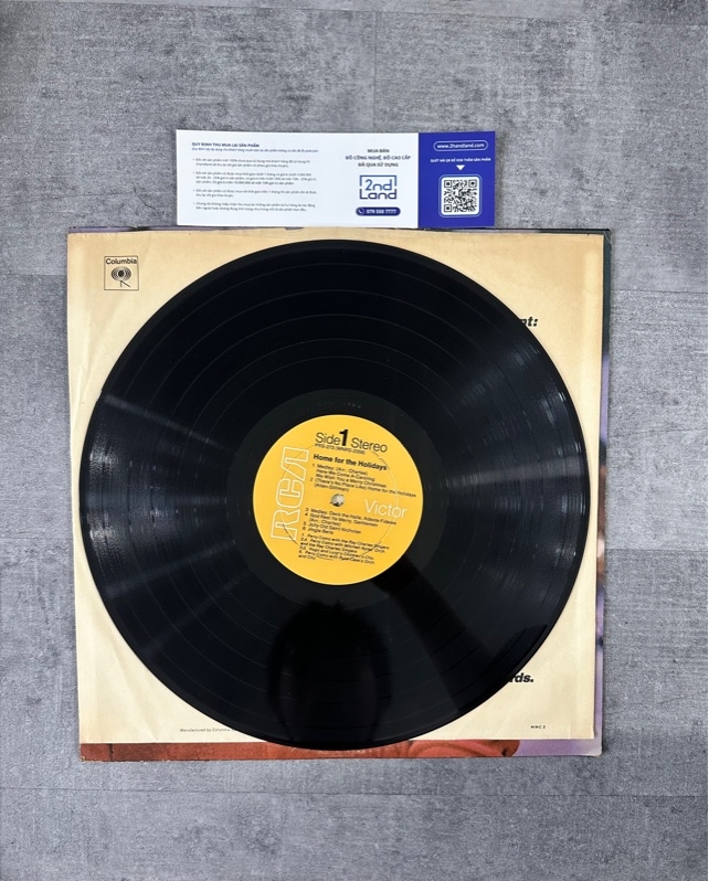 Đĩa than Perry Como – Home For The Holidays - Ngoại hình 97% - Box