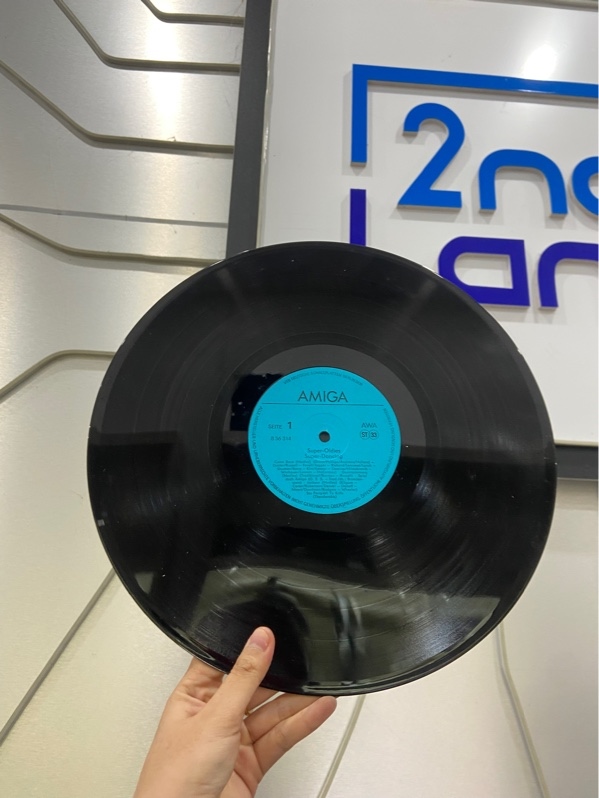 Đĩa Than Super Oldies Super Dacing - Màu đen - Ngoại hình: 97% - Box