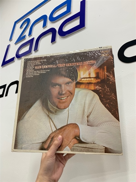 Đĩa than That Christmas Feeling - Glen Campbell - Màu đen - Ngoại hình: 98% - Box