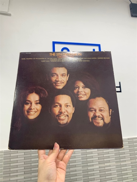 Đĩa than The 5th Dimension Greatest Hits - The 5th Dimension - Màu đen - Ngoại hình: 98% - Box
