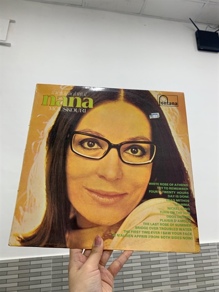 Đĩa than The Delightful Nana Mouskouri - Nana Mouskouri - Màu đen - Ngoại hình: 98% - Box