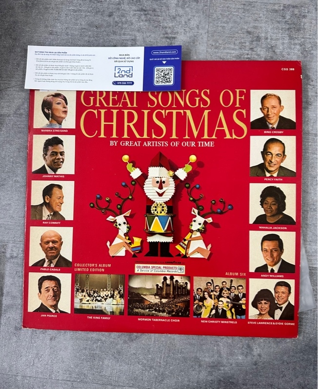 Đĩa than The Great Songs of Christmas, Album Six - Ngoại hình 97% - Box