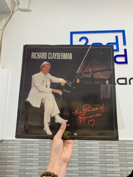 Đĩa than The Prince of Romance - Richard Clayderman - Màu đen - Ngoại hình: 98% - Box