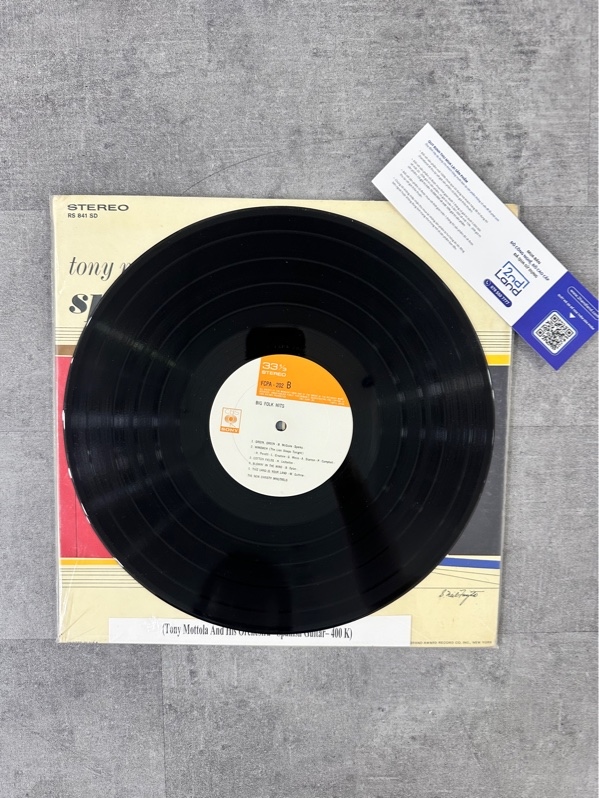 Đĩa than Tony Mottola And His Orchestra – Spanish Guitar - Ngoại hình 97% - Box