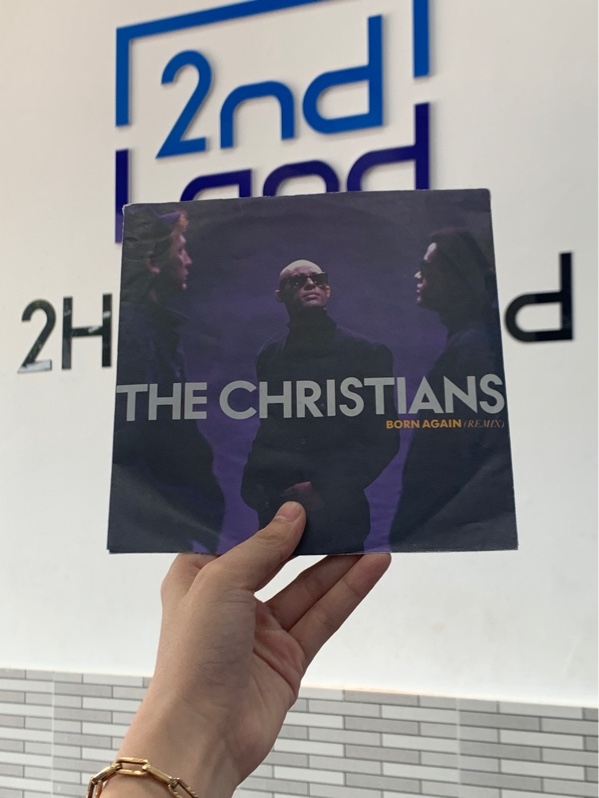 Đĩa than Vinyl 45 Born Again & Forgotten town - The Christans - Box