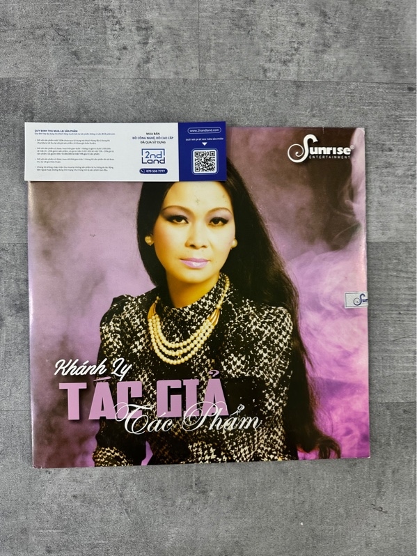 Đĩa than Vinyl Khánh ly - Tác giả tác phẩm - Ngoại hình 97% - Box