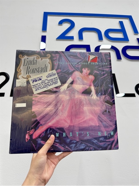 Đĩa than What's New - Linda Ronstadt & The Nelson Riddle Orchestra - Màu đen - Ngoại hình: 98% - Box