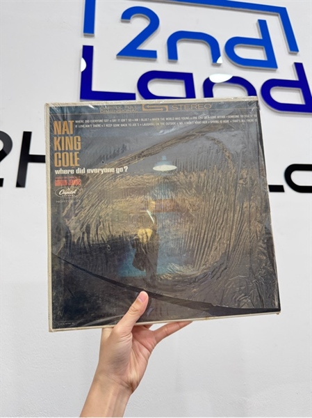 Đĩa than Where Did Everyone Go? - Nat King Cole - Màu đen - Ngoại hình: 98% - Box