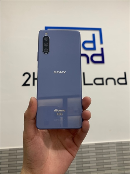 Điện thoại Docomo Sony Xperia 10 III bản Nhật - Snapdragon 690 - 6/128GB - Màu xanh - Ngoại hình: 98% - Màn xước - Body