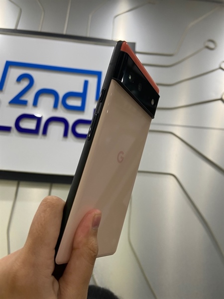 Điện thoại Google Pixel 6 - Chip Tensor - 90HZ - Ram 8/128GB - Pin tốt - Màu hồng - Ngoại hình: 97% - Camera trầy - Body 1