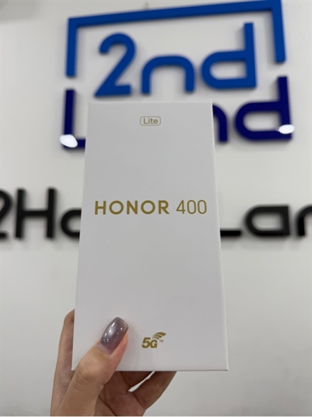 Điện thoại Honor 400Lite - Mediatek Dimensity 7025ultra - 12/256GB - Màu xám - Ngoại hình 98% - Còn BH Tgdd 08/2027 - Fullbox