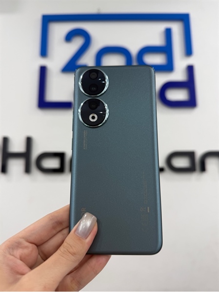 Điện thoại Honor 90 - Máy quốc tế - Chip Snapdragon 7 Gen 1 - 12/256GB - Màu xanh - Ngoại hình 97% - Hồng viền nhẹ , viền trầy - Kèm Box , sạc zin 1