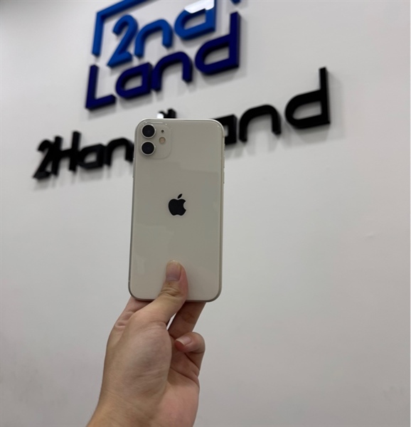 Điện thoại iPhone 11 - 2J/A - 64GB - IOS 26.0.1 - Pin 100% thay new - Màu trắng - Ngoại hình 97% - Màn ám chết pixel - Body
