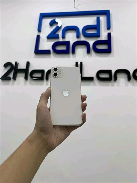 Điện thoại iPhone 11 - II/A - 64GB - IOS 18.5 - Pin 100% - Màu trắng - Ngoại hình 97% - Màn ám , lằn 1 đường -Body