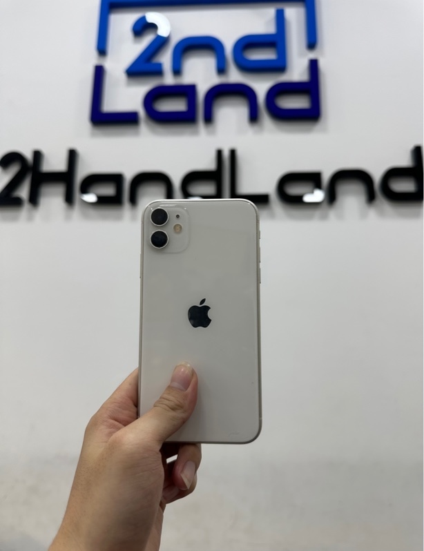 Điện thoại iPhone 11 - J/A - 64GB - IOS 26.5 - Pin 100% đã thay linh kiện - Màu trắng - Ngoại hình 97% - Đã thay màn chính hãng - Body