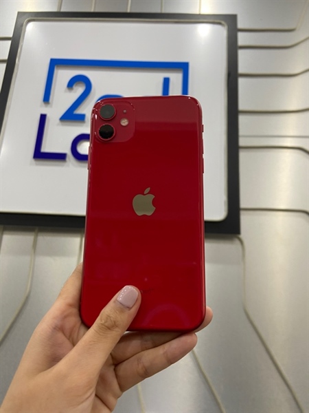 Điện thoại iPhone 11 - KH/A - 64GB - Pin 100% thay new - Màu đỏ - Ngoại hình: 98% - Body