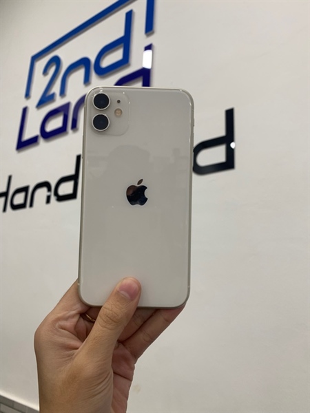 Điện thoại iPhone 11 - LL/A - 128GB - Màu trắng - Pin 100% đã thay - Ngoại hình: 97% - màn sướt mèo , ám nhẹ - Body