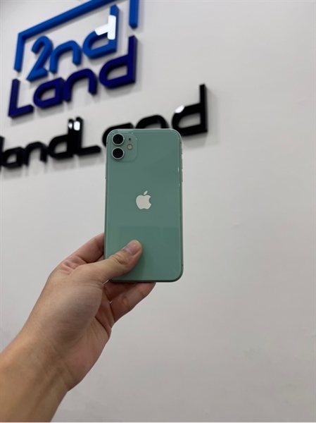Điện thoại iPhone 11 - LL/A - 64GB - IOS 17.3.1 - Pin 84% - Màu xanh - Ngoại hình 97% - màn ám phản quang - Body