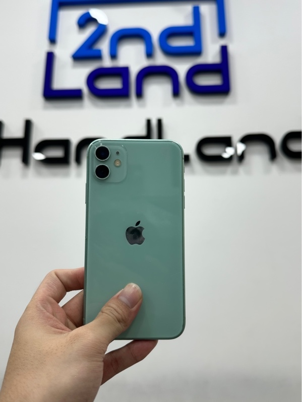 Điện thoại iPhone 11 - LL/A - 64GB - IOS 17.6.1 - 17.6.1 - Pin 96% linh kiện - Màu xanh - Ngoại hình 97% - Body