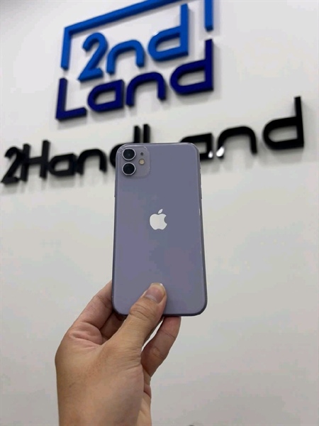 Điện thoại iPhone 11 - LL/A - 64GB - IOS 18.5 - Pin 100% đã thay - Màu tím - Ngoại hình 97% - Body