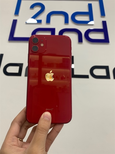 Điện thoại iPhone 11 - LL/A - 64GB - Màu đỏ - Pin 100% đã thay - Ngoại hình: 98% - Phản quang nhẹ, ám hồng - Body