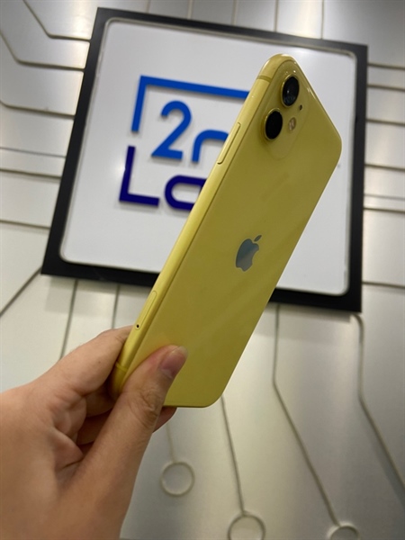 Điện thoại iPhone 11 - LL/A - 64GB - Pin 83% - Màu vàng - Ngoại hình: 97% - Màn phản quang, ám xanh viền, ép kính - Body 1
