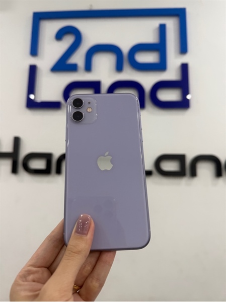 Điện thoại iPhone 11 - LL/A - IOS 18.5 - 256GB - Màu tím - Pin thay 100% - Ngoại hình 97% - Màn thay chính hãng , màn ám hồng , màn trầy , viền trầy cấn , lưng trầy - Body