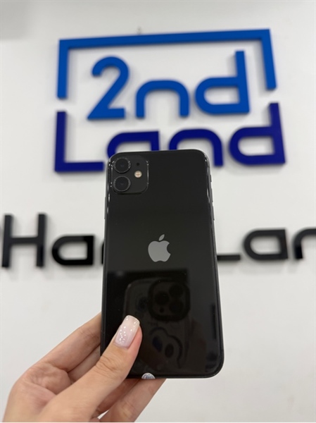 Điện thoại iPhone 11 - LL/A - IOS 18.7.1 - 64GB - Màu đen - Pin thay 100% - Ngoại hình 97% - Màn LKKXĐ , ám hồng , viền trầy - Body