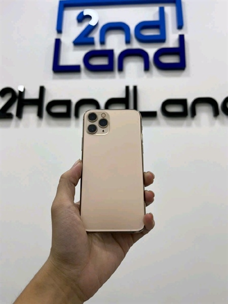Điện thoại iPhone 11 Pro - II/A - 64GB - IOS 17.6.1 - Pin 100% đã thay báo dòng - Màu Gold - Ngoại hình 97% - Body