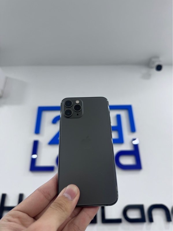 Điện thoại iPhone 11 Pro - KH/A - 64GB - ios26.6 - Màu xám - Pin 100% - Ngoại hình 98% - Kèm sạc linh kiện