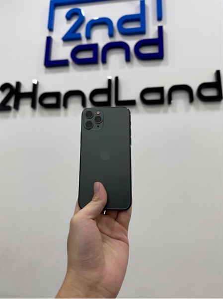 Điện thoại iPhone 11 Pro - LL/A - 256GB - IOS 26.1 - Pin 100% thay new - Màu xanh - Ngoại hình 97% - Màn linh kiện ép kính màn tối gốc - Body