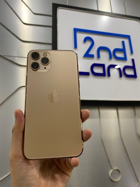 Điện thoại iPhone 11 Pro - LL/A - 64GB - IOS 17.4 - Pin 100% thay new - Màu Gold - Ngoại hình: 98% - Body