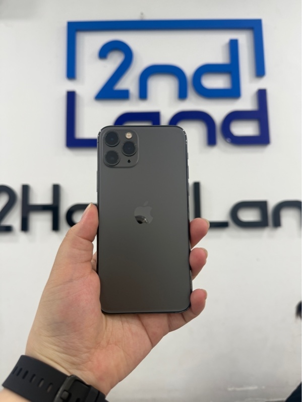 Điện thoại iPhone 11 Pro - LL/A - IOS 17.3.1 - 64GB - Màu xám - Pin thay 100% - Màn linh kiện - Body