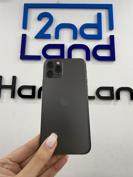 Điện thoại iPhone 11 Pro - LL/A - IOS 26.0 - 64GB - Màu xám - Pin thay 100% - Ngoại hình 97% - màn trầy xước - Body