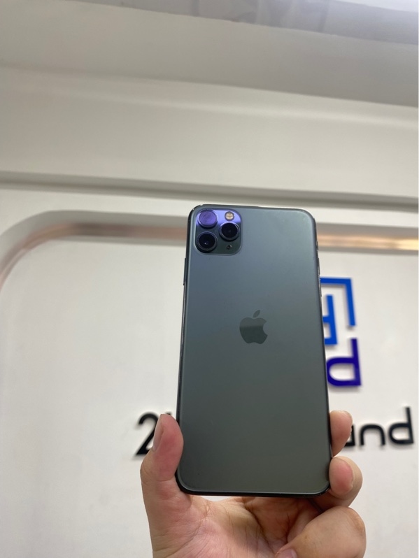 Điện thoại iPhone 11 pro max - LL/A - IOS 26.0 - 64gb - Màu xanh - Pin thay 100% - Ngoại hình 97% - Màn lưu ảnh nặng, viền oxy hoá nhẹ,bị rè nhẹ, cam trước phản quang - Body - SẢN PHẨM LỖI KHÔNG BẢO HÀNH