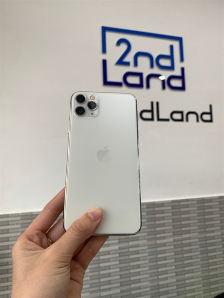 Điện thoại iPhone 11 Promax - LL/A - 256GB - Màu trắng - Pin 100% đã thay - Ngoại hình: 97% - Trầy sườn - Body