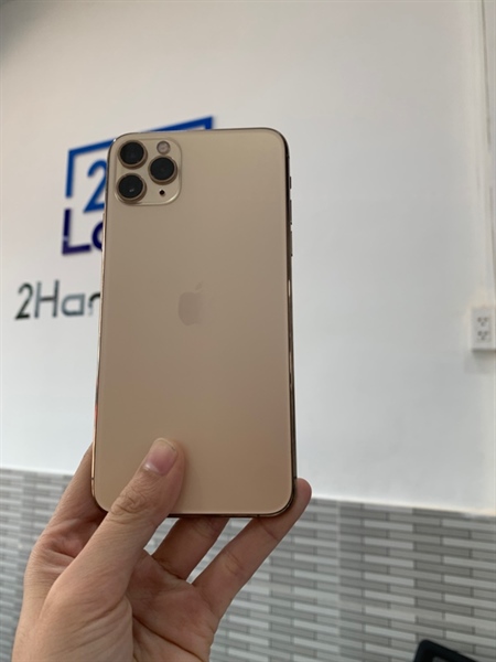 Điện thoại iPhone 11 Promax - LL/A - 256GB - Màu vàng - Pin thay 100% chu kì sạc 52 lần - Ngoại hình: 98% - Màn trầy - Body