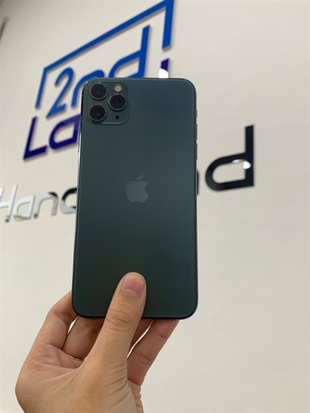 Điện thoại iPhone 11 Promax - LL/A - 256GB - Màu xanh rêu - Pin 100% đã thay- Ngoại hình: 96% - Màn xước mèo - Body