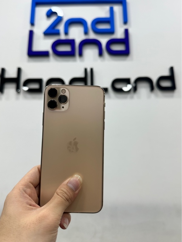 Điện thoại iPhone 11 Promax - LL/A - 64GB - IOS 26.6.1 - Pin 100% - Màu gold - Ngoại hình 97% - Body