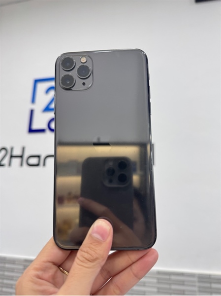 Điện thoại iPhone 11 Promax - LL/A - 64GB - Màu xám - Pin 100% linh kiện - Ngoại hình 98% - Màn linh kiện, màn lưu ảnh nhẹ - Body