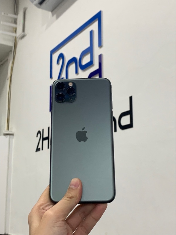 Điện thoại iPhone 11 Promax - LL/A - 64GB - Màu xanh lá cây - Pin 100% đã thay - Ngoại hình: 97% - Body