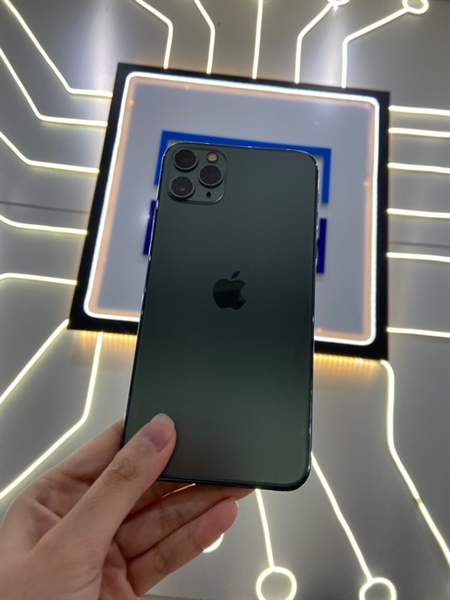 Điện thoại iPhone 11 Promax - LL/A - 64GB - Pin 100% thay new - Màu xanh rêu - Ngoại hình: 97% - Body